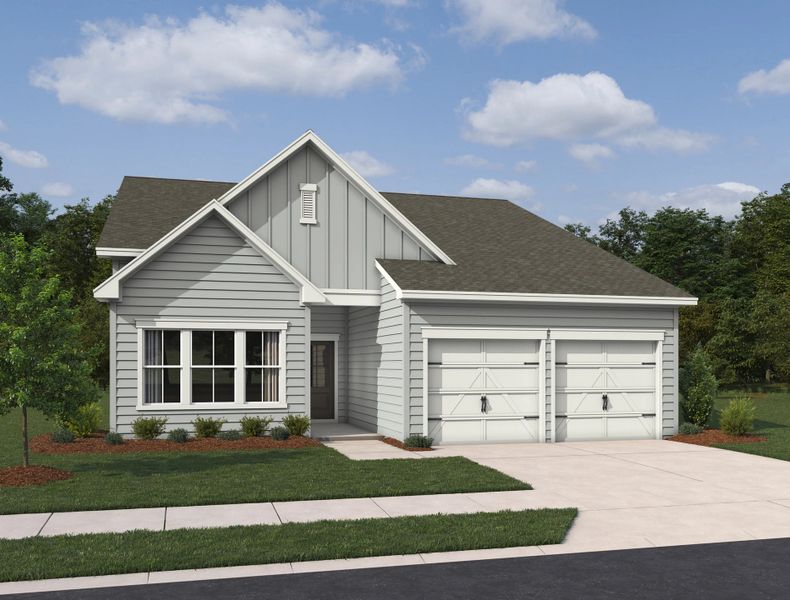 Representative exterior photo of a completed home built from the Aurora by Ashton Woods in The Pointe at Heron Bay, Locust Grove, GA (Image 2).