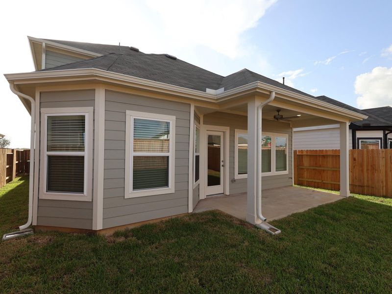 Front exterior of a new home in Summerview, Fulshear, TX, highlighting curb appeal (Image 8).