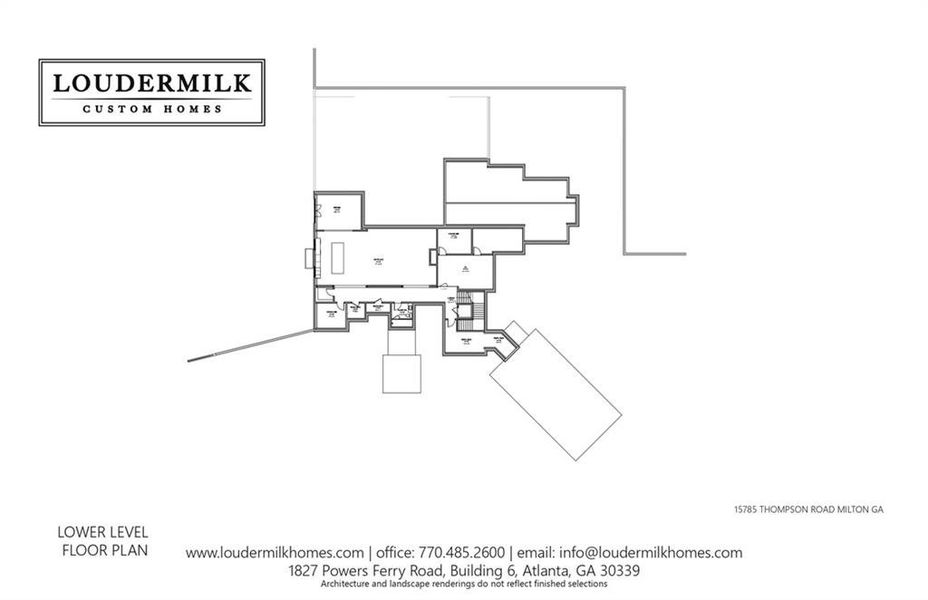 2D floor plan layout of this home in , Milton, GA (Image 6).