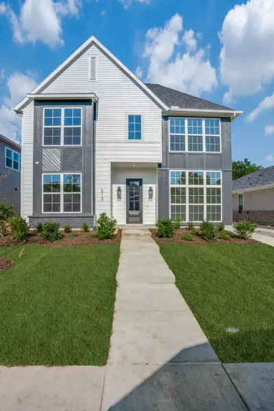 Representative exterior photo of a completed home built from the Thompson by Olivia Clarke Homes in Uptown Celina, Celina, TX (Image 3). Representative exterior photo of a completed home built from the Thompson by Olivia Clarke Homes in Uptown Celina, Celina, TX (Image 3).