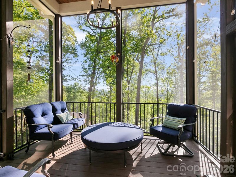 Exterior details and patio area of a home in , Hendersonville (Image 4).
