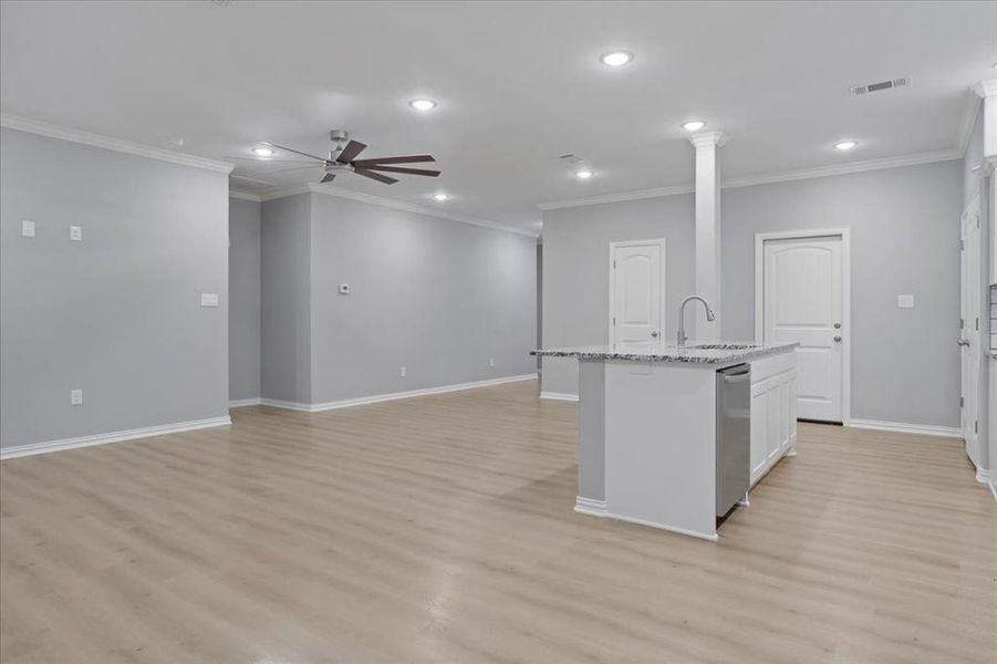 Spacious, unfurnished interior of a new home in , Denison (Image 23). Spacious, unfurnished interior of a new home in , Denison (Image 23).