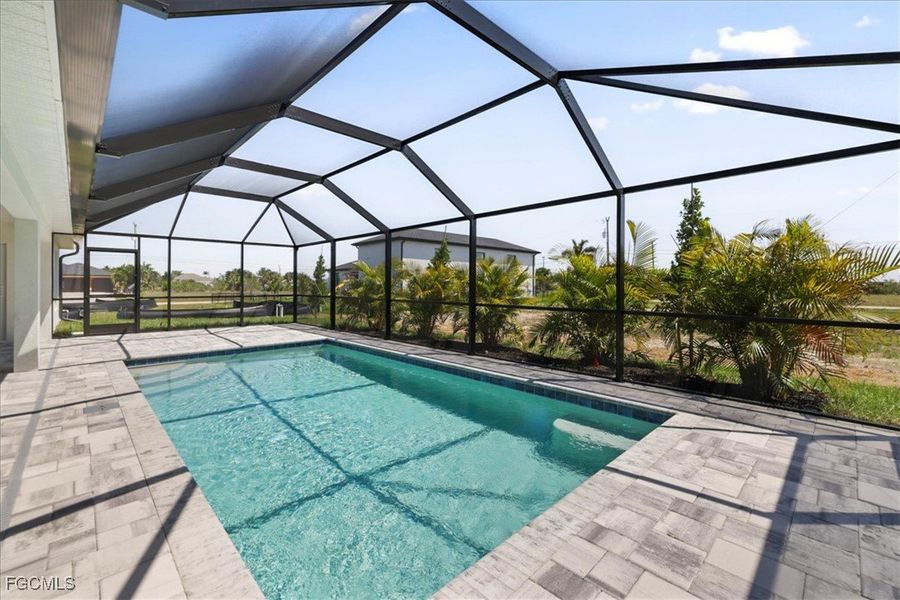 Exterior details and patio area of a home in Cape Coral, Cape Coral (Image 27). Exterior details and patio area of a home in Cape Coral, Cape Coral (Image 27).