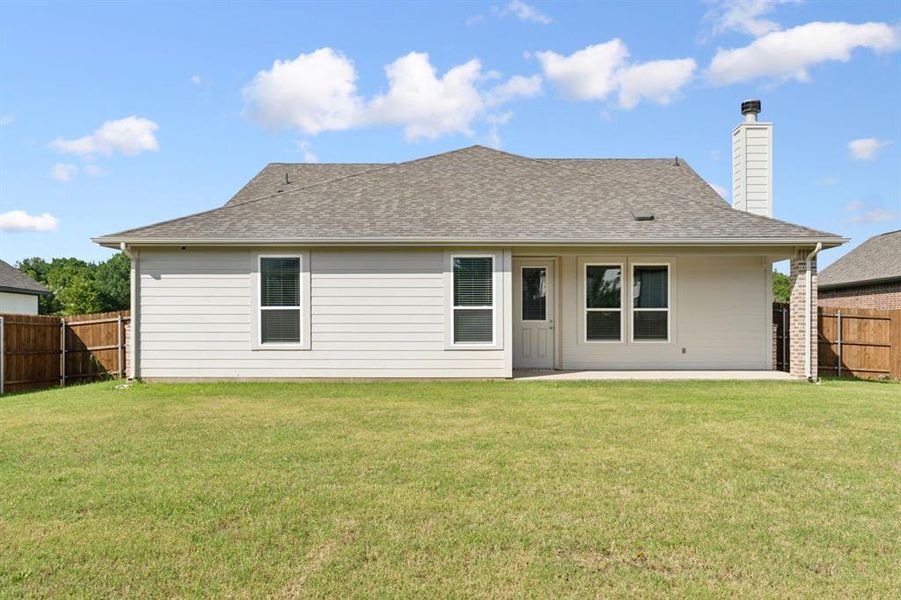 Exterior details and patio area of a home in Holbrook Farm, Springtown (Image 22). Exterior details and patio area of a home in Holbrook Farm, Springtown (Image 22).