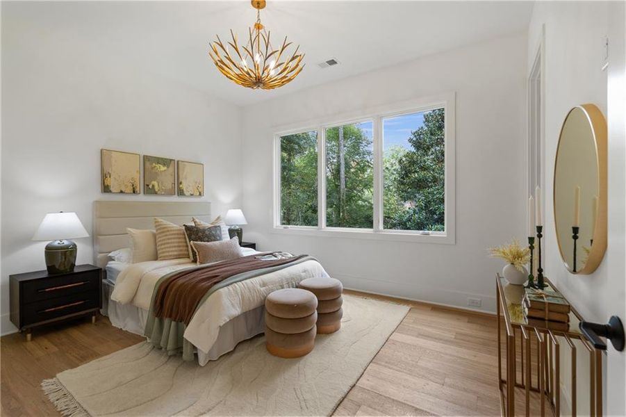 Furnished interior view inside a new home in , Roswell (Image 51).