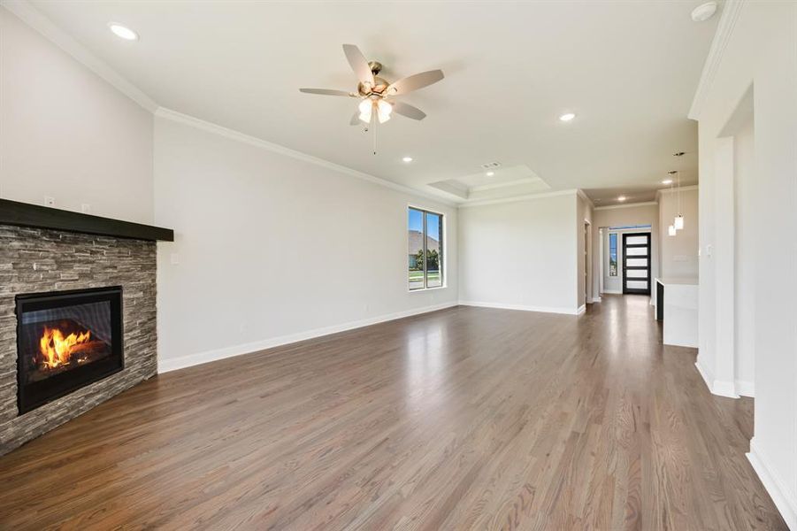 Spacious, unfurnished interior of a new home in , Heath (Image 25). Spacious, unfurnished interior of a new home in , Heath (Image 25).