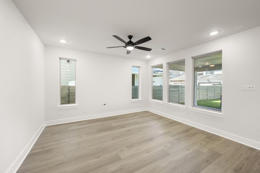 Spacious, unfurnished interior of a new home in Terrace Collection at Harvest, Argyle (Image 14).