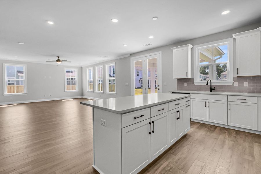 Furnished interior view inside a new home in Tidewater at Lakes of Cane Bay, Summerville (Image 8).