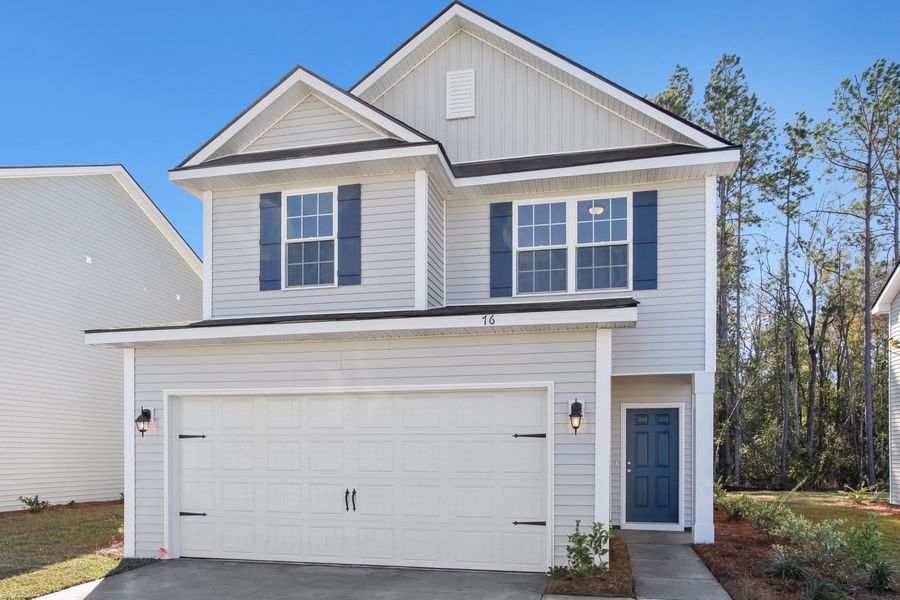 Representative exterior photo of a completed home built from the The Terrell by RTS Homes in Lakeside at Fifteen West, Hinesville, GA (Image 20).