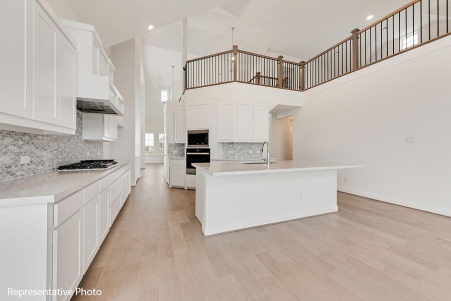 Furnished interior view inside a new home in Edgewater, Fate (Image 4). Furnished interior view inside a new home in Edgewater, Fate (Image 4).