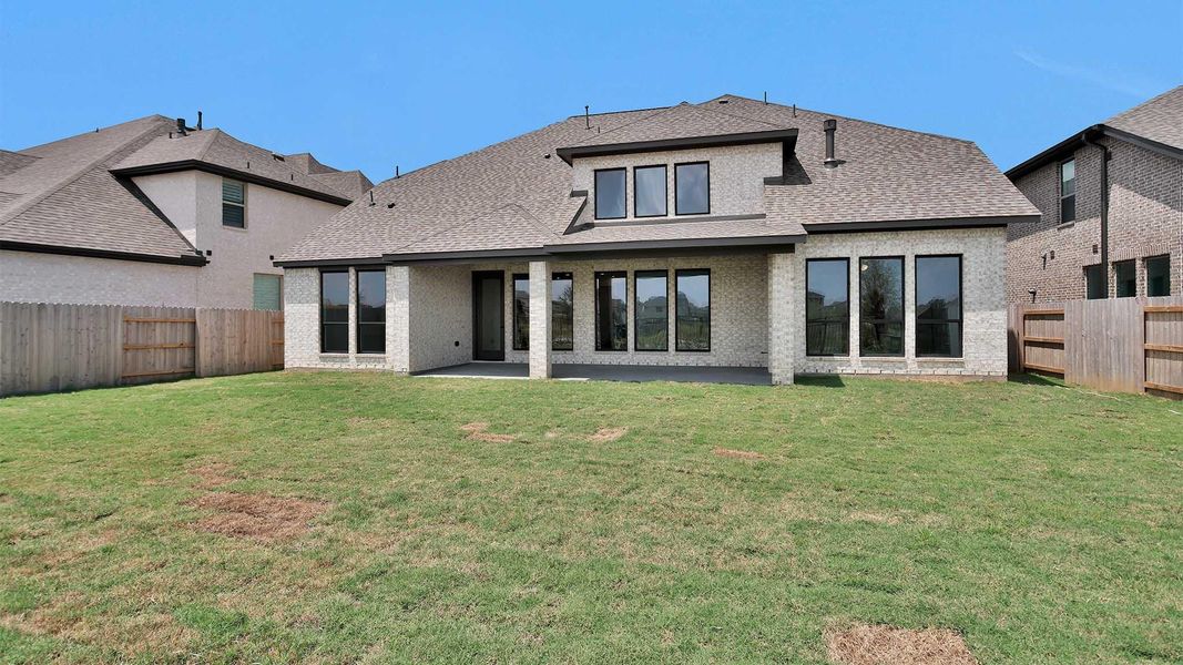Exterior details and patio area of a home in Elyson, Katy (Image 2).