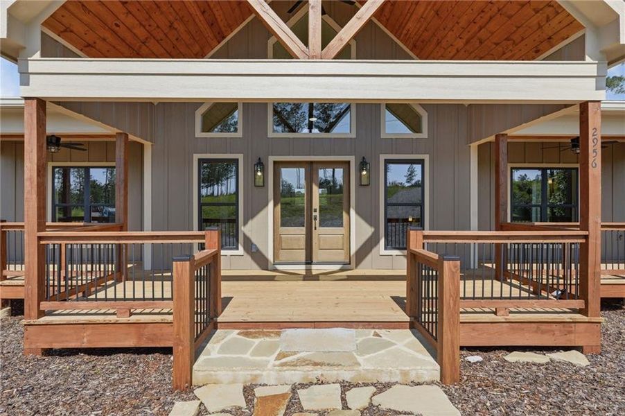 Exterior details and patio area of a home in , Talking Rock (Image 26). Exterior details and patio area of a home in , Talking Rock (Image 26).