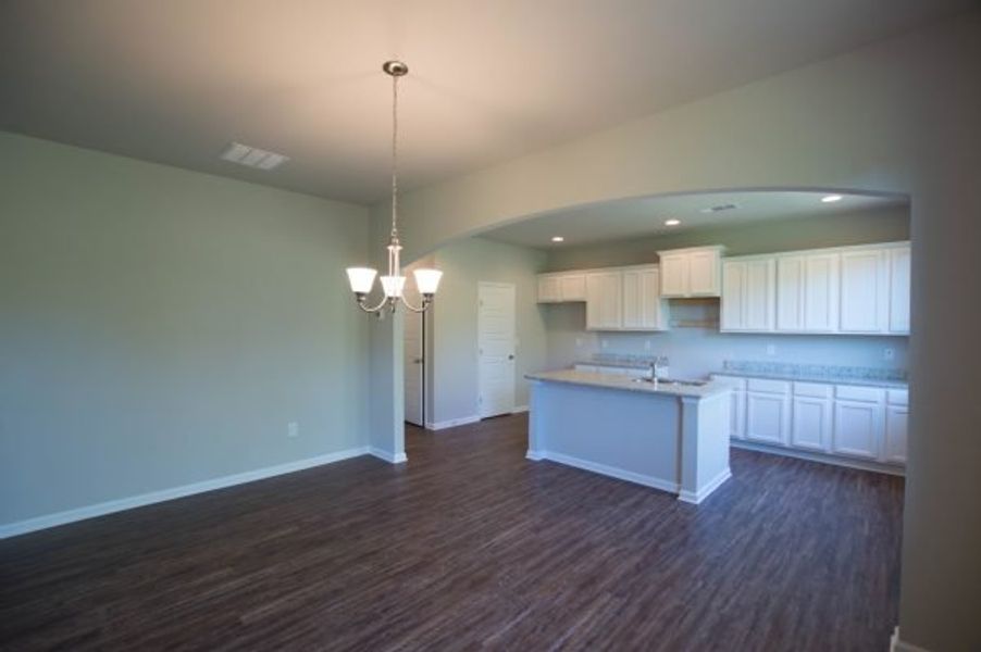 Representative unfurnished interior of a home built from the Laurel by Piedmont Residential in The Reserve at Willow Oaks, Canton (Image 26).