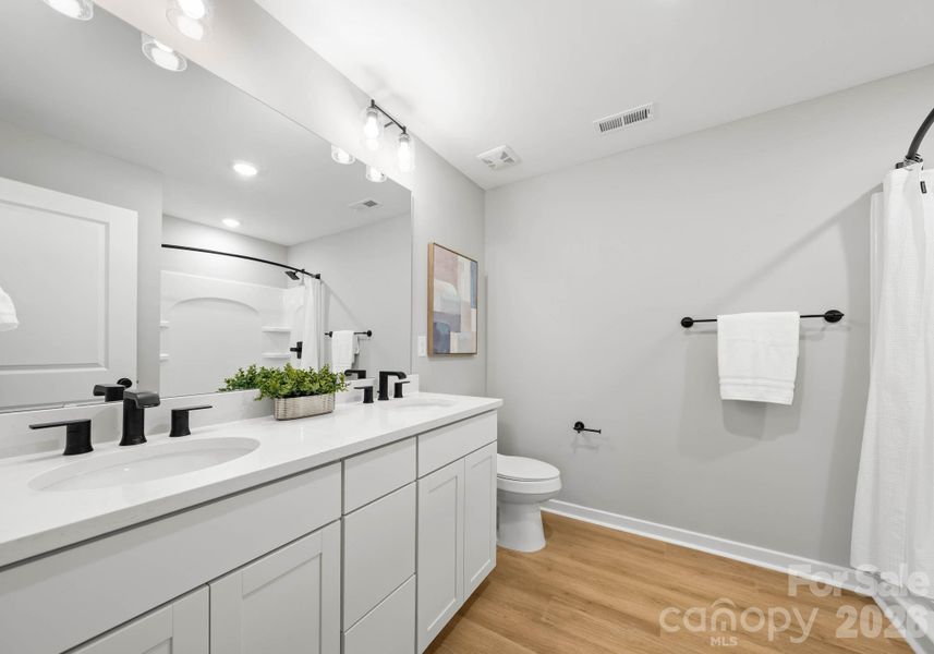 Furnished interior view inside a new home in , Charlotte (Image 15).