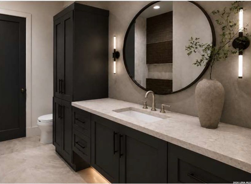 Furnished interior view inside a new home in , Boerne (Image 6).