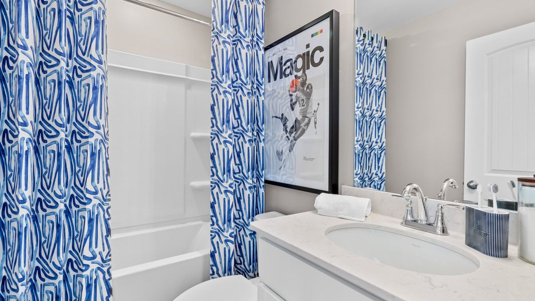 Furnished interior view inside a new home in Whispering Pines, Franklinton (Image 12).