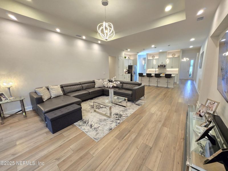 Furnished interior view inside a new home in Sandy Creek, St. Augustine (Image 14).