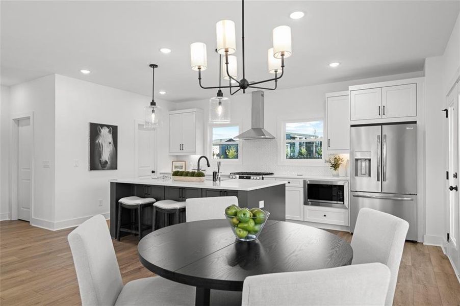 Furnished interior view inside a new home in King's Landing, Hapeville (Image 18).