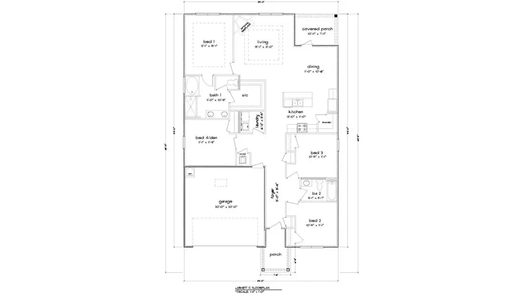 2D floor plan layout of this home in Caballeros Estates At Hombre, Panama City Beach, FL (Image 3).