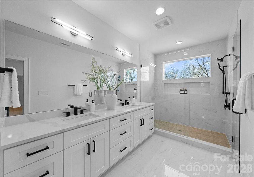 Furnished interior view inside a new home in , Charlotte (Image 18).