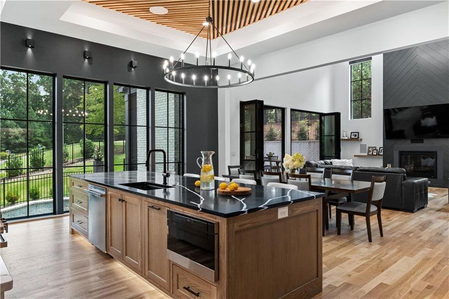 Furnished interior view inside a new home in , Acworth (Image 50).