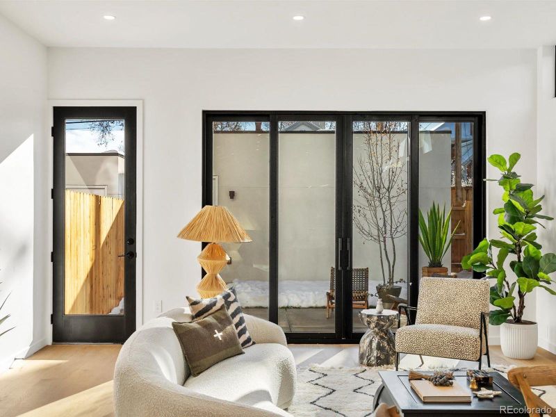 Furnished interior view inside a new home in , Denver (Image 8).