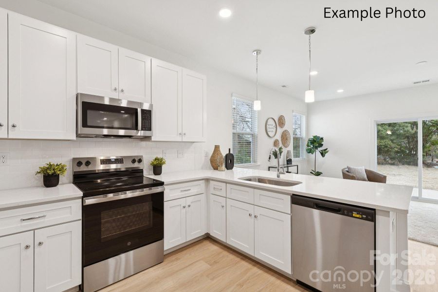 Furnished interior view inside a new home in , Monroe (Image 7).