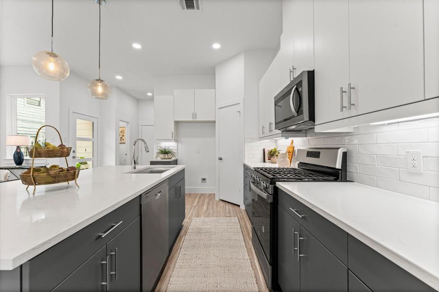 Furnished interior view inside a new home in , Houston (Image 19). Furnished interior view inside a new home in , Houston (Image 19).