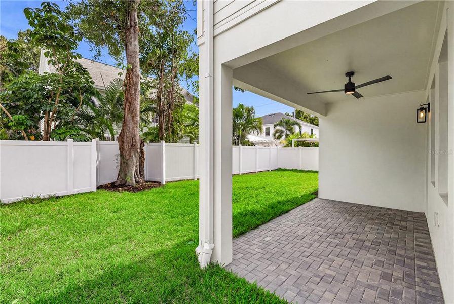 Exterior details and patio area of a home in , Tampa (Image 22). Exterior details and patio area of a home in , Tampa (Image 22).