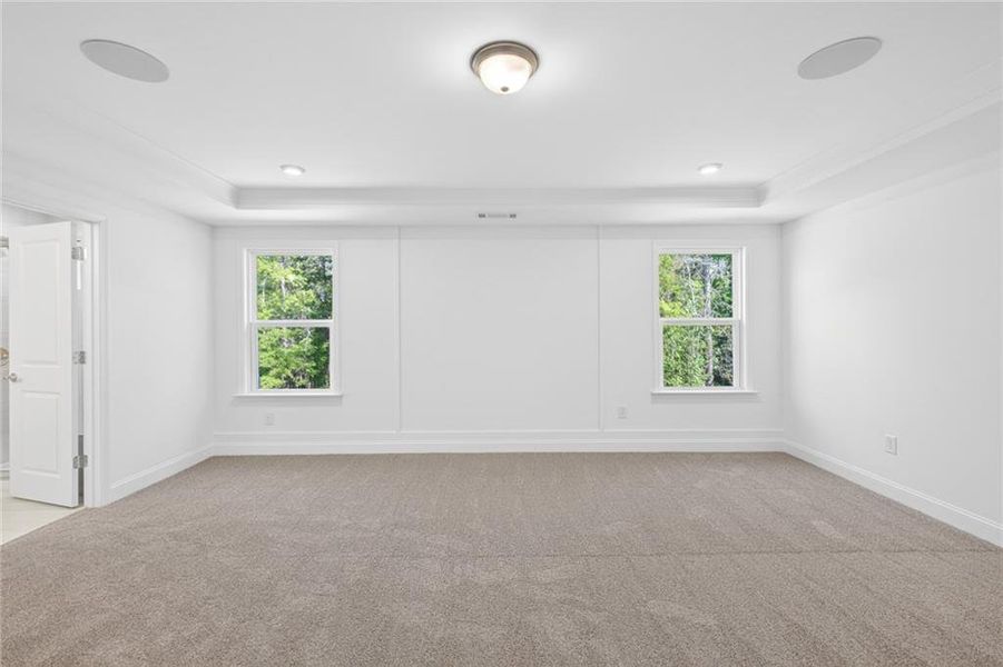 Spacious, unfurnished interior of a new home in Riversprings, Dacula (Image 43).