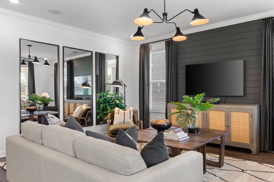 Representative furnished interior of a home built from the The Redbud by Chesapeake Homes in Neill's Pointe, Angier (Image 11).