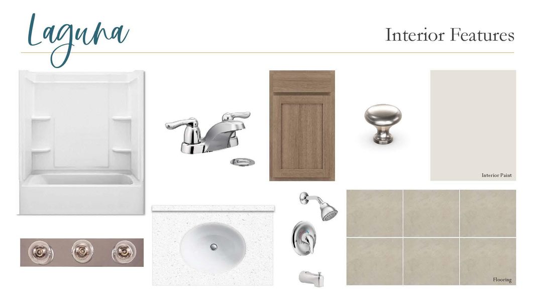 Sample of building materials used in homes in The Cottages at La Cima, San Marcos (Image 4).