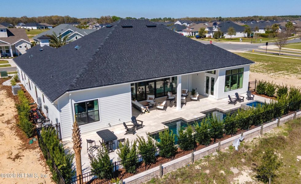 Exterior details and patio area of a home in , Fernandina Beach (Image 27).
