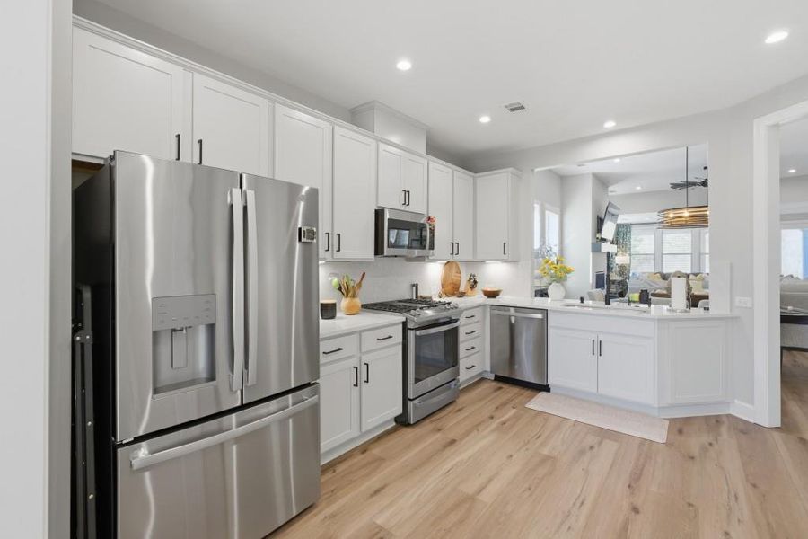 Furnished interior view inside a new home in , Hoschton (Image 6).