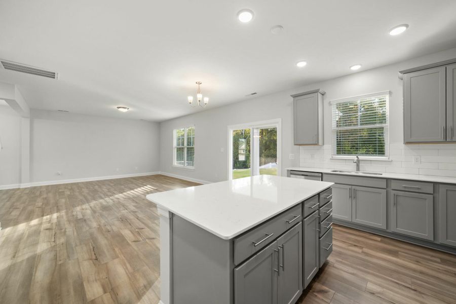 Furnished interior view inside a new home in Cottages at Piper Village, Trinity (Image 9).