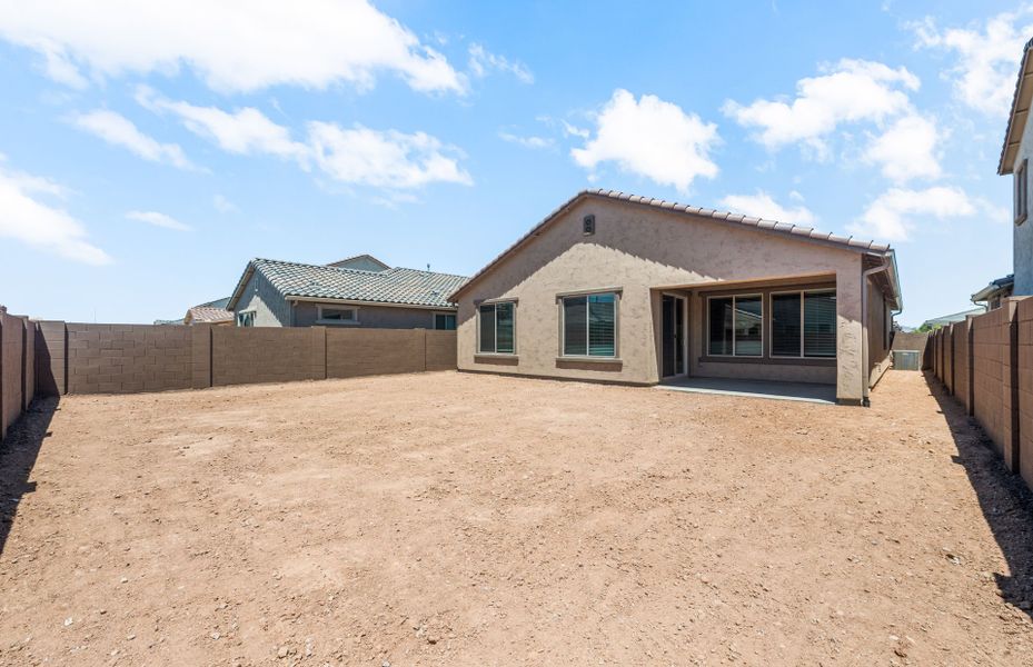 Exterior details and patio area of a home in Blossom Rock, Apache Junction (Image 3).