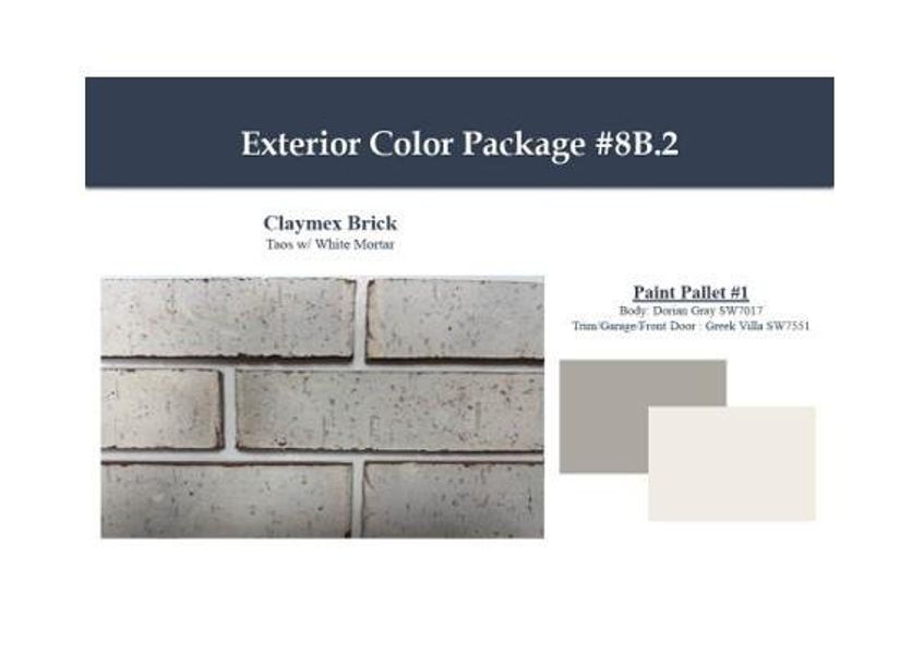 Sample of building materials used in homes in Laurel Landing, Alvin (Image 6).