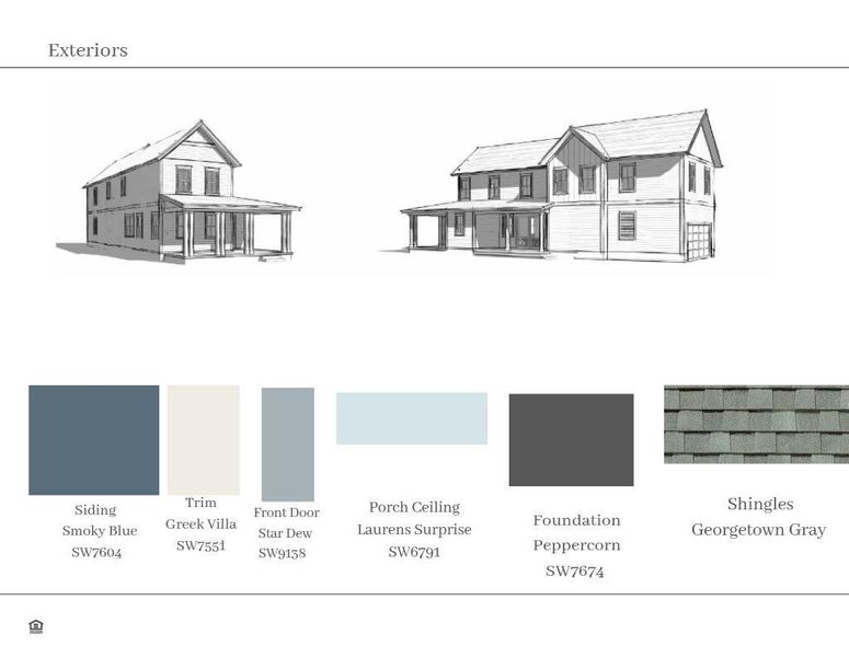 Front exterior of a new home in , Summerville, SC, highlighting curb appeal (Image 2).