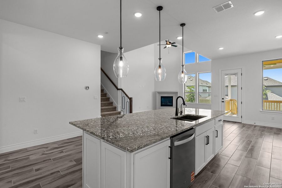 Furnished interior view inside a new home in Bison Ridge, San Antonio (Image 8).