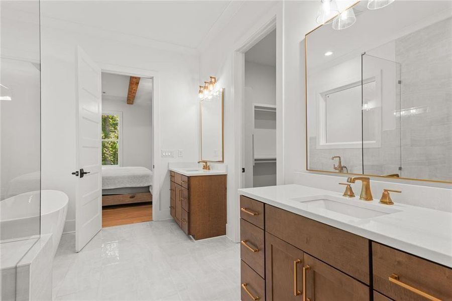 Furnished interior view inside a new home in , Ball Ground (Image 44).