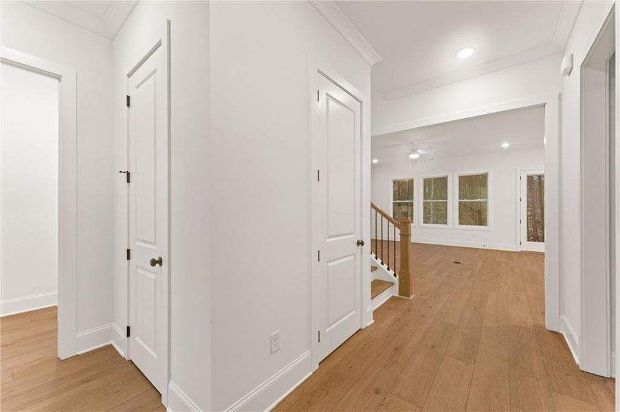 Spacious, unfurnished interior of a new home in The Reserve at Knollwood, Canton (Image 23). Spacious, unfurnished interior of a new home in The Reserve at Knollwood, Canton (Image 23).