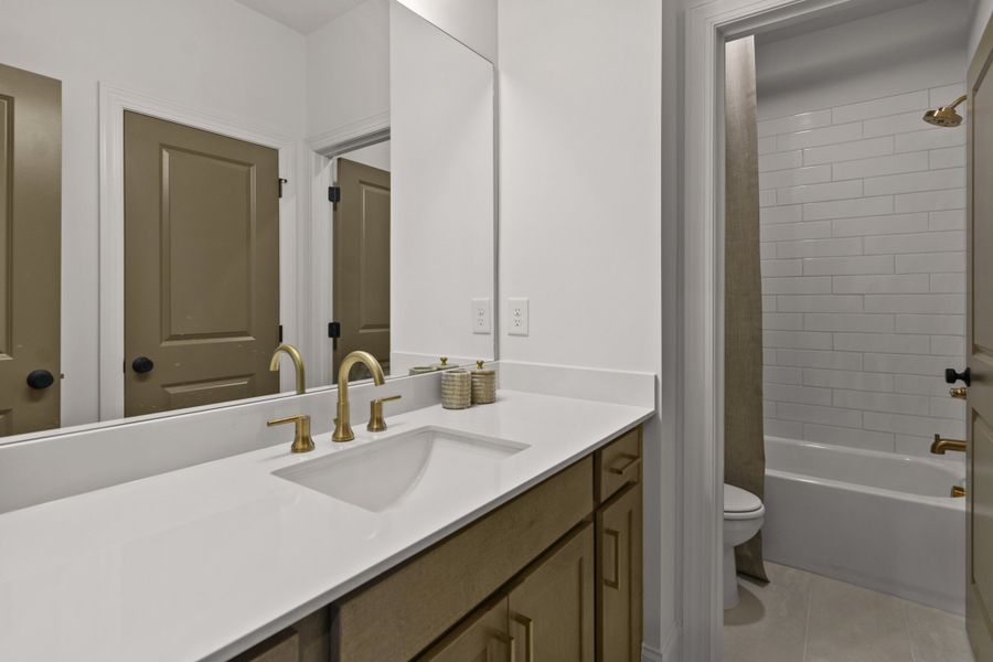 Representative furnished interior of a home built from the The Benton I by The Providence Group in Ecco Park, Alpharetta (Image 37).