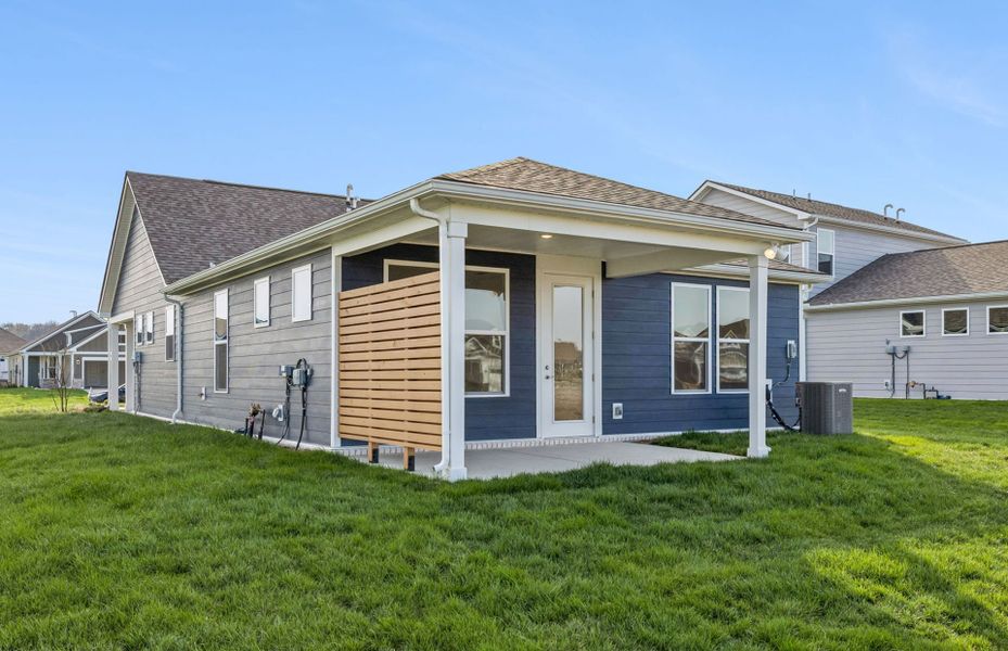 Exterior details and patio area of a home in Del Webb Southern Harmony, Murfreesboro (Image 4).