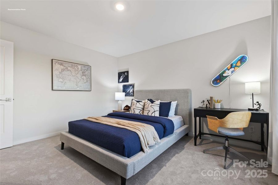 Furnished interior view inside a new home in Sanctuary at Southgate, Indian Trail (Image 28).