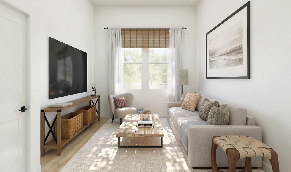 Extra Suite Plus living room (*Artist rendering used for illustration purposes only.)