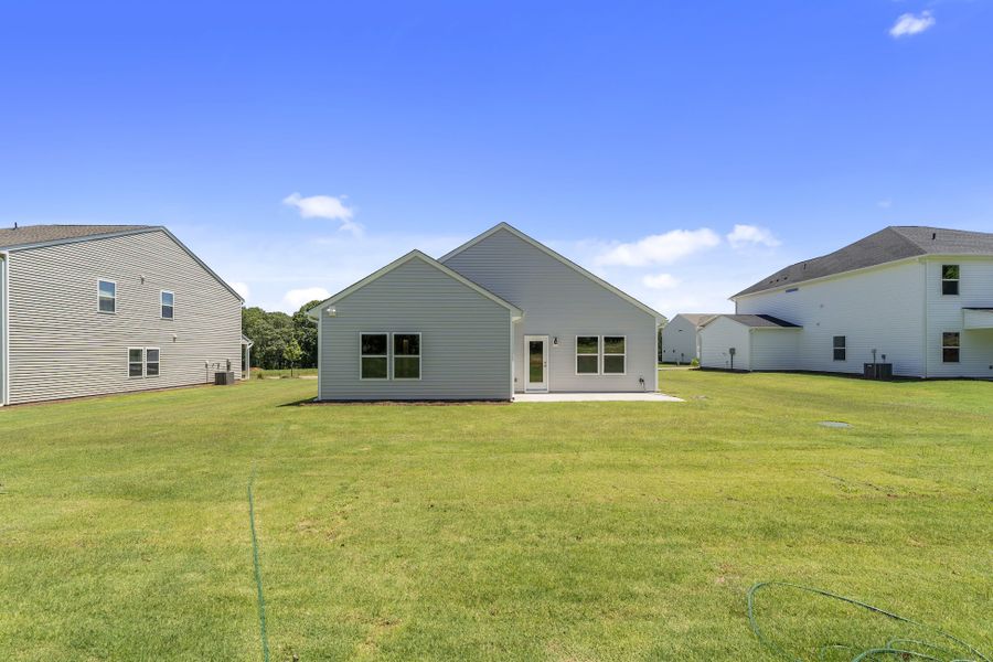 Front exterior of a new home in Burke Estates, Chesnee, SC, highlighting curb appeal (Image 17).