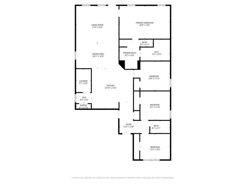 2D floor plan layout of this home in Silverthorne, Conroe, TX (Image 5).