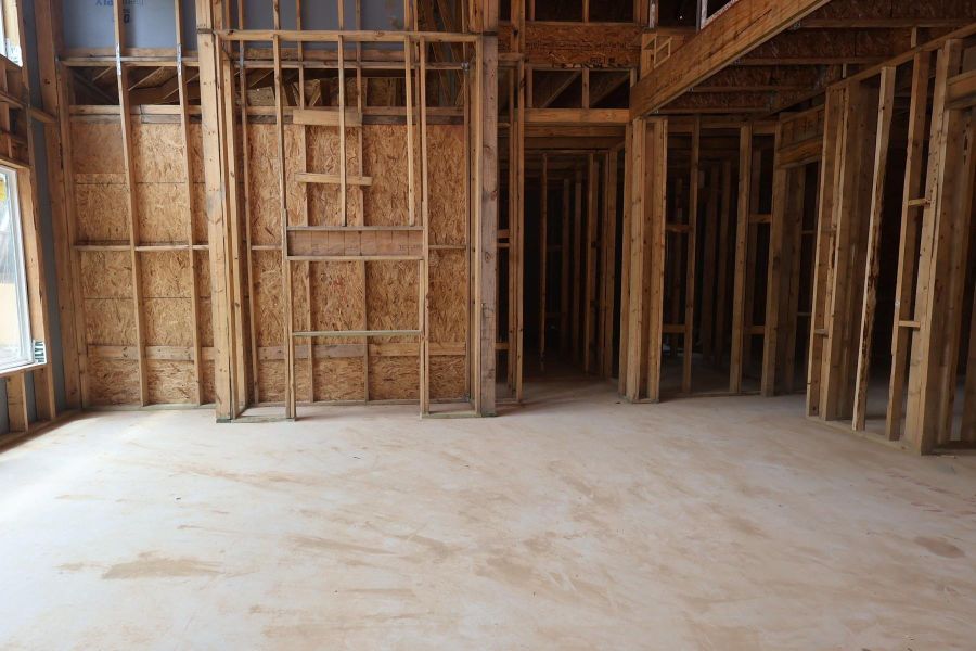 In-progress construction of a new home in , Montgomery, TX (Image 18).