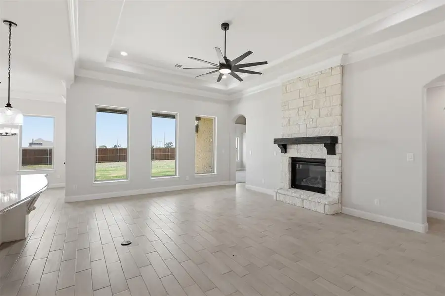 Spacious, unfurnished interior of a new home in , Godley (Image 22).