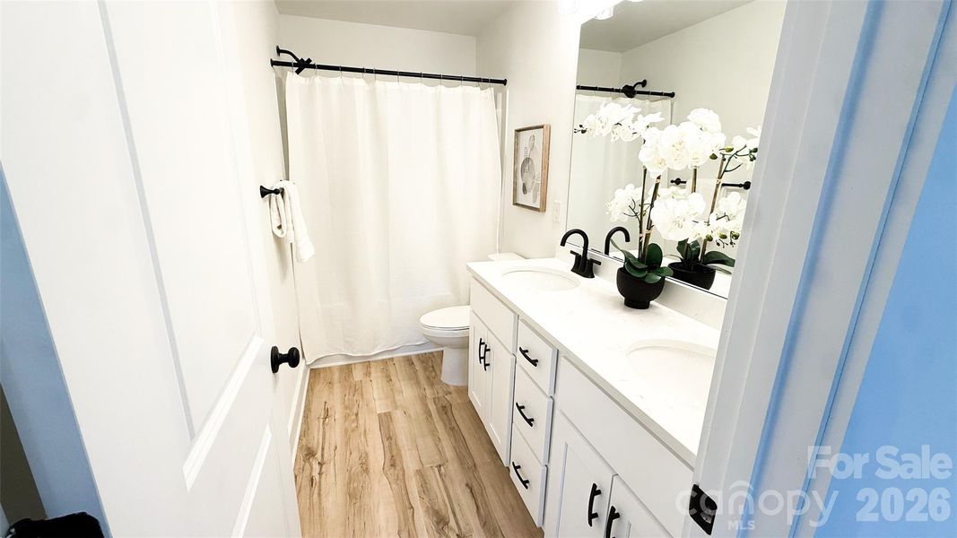 Furnished interior view inside a new home in , Charlotte (Image 6).